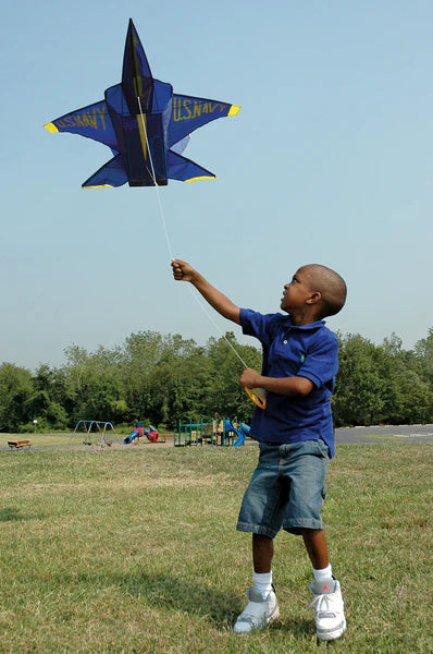 3D Jet Kite - Blue Angel | Premier Kites - Easy to Fly & Display