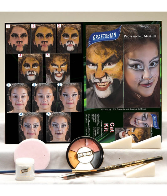 Professional Cat Makeup Kit – Create Wild or Stylish Feline Looks
