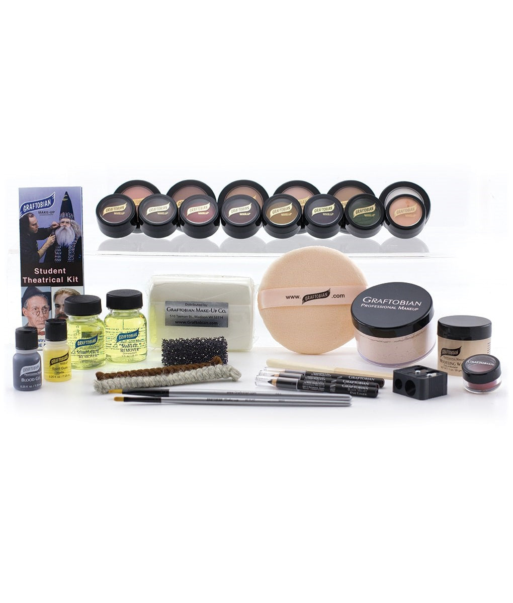 Deluxe Student Theatrical Kit | Graftobian Professional Stage Makeup