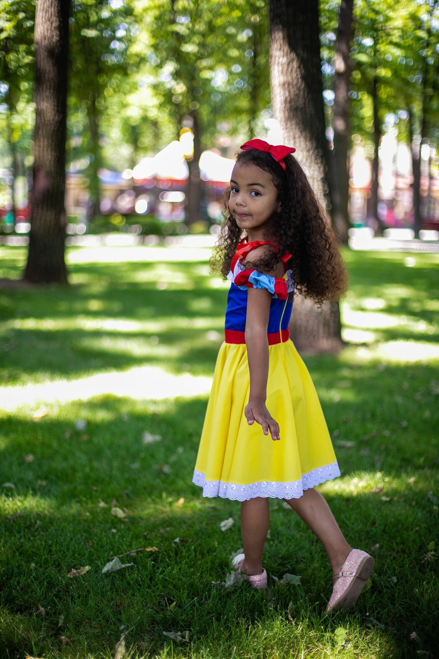 Snow White Princess Dress, Fairytale Halloween Outfit