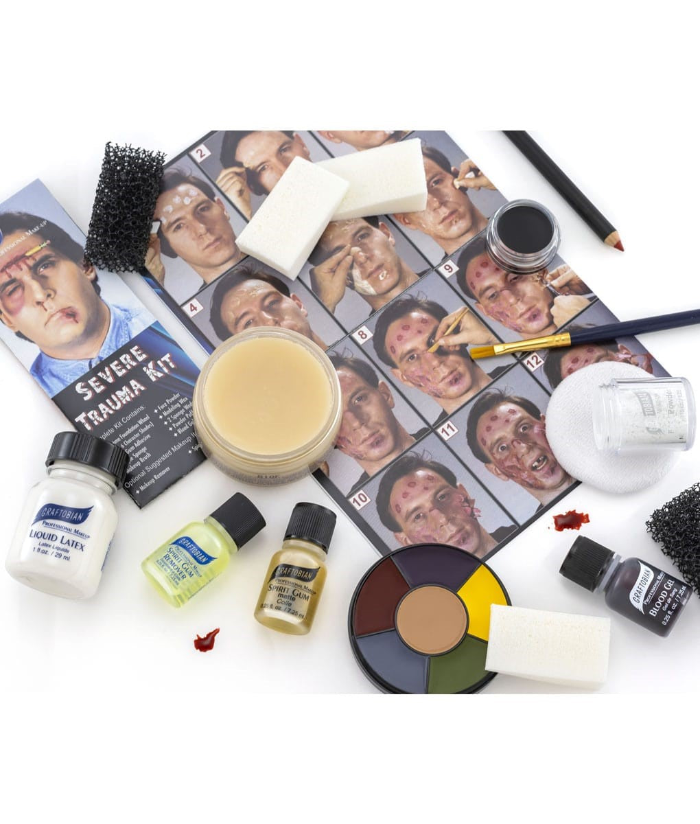 Deluxe Severe Trauma Kit – Professional SFX Makeup for Realistic Wounds