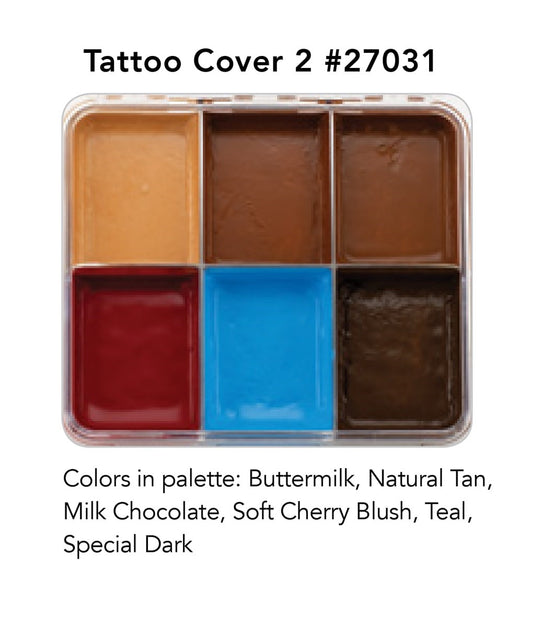 Tattoo Cover 2 – Waterproof Alcohol-Based Concealer | Graftobian