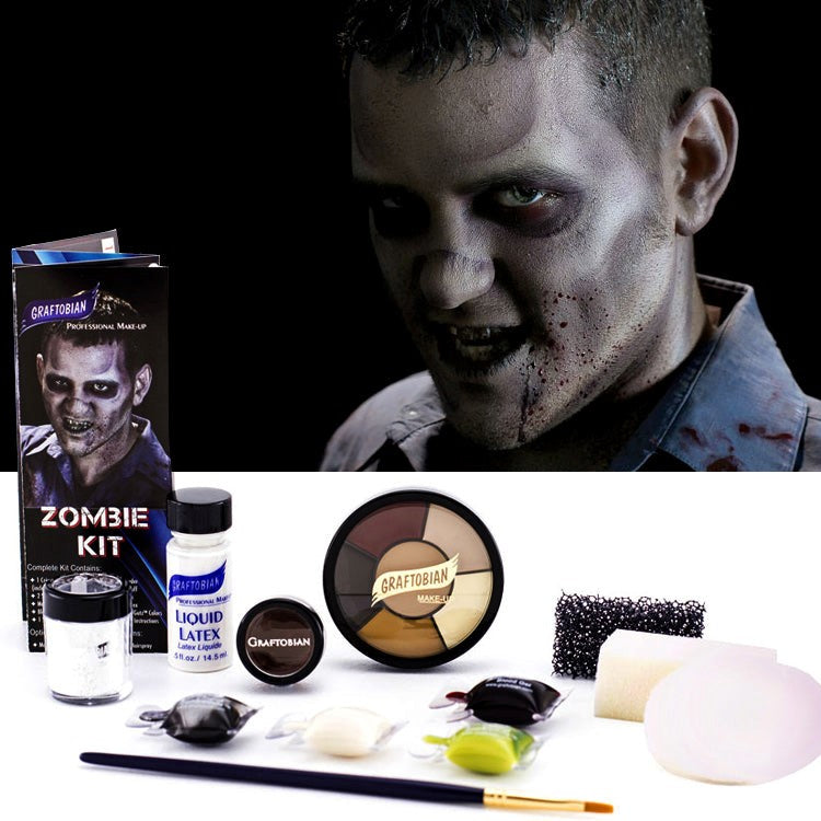 Graftobian Zombie Makeup Kit - Professional SFX Halloween Makeup