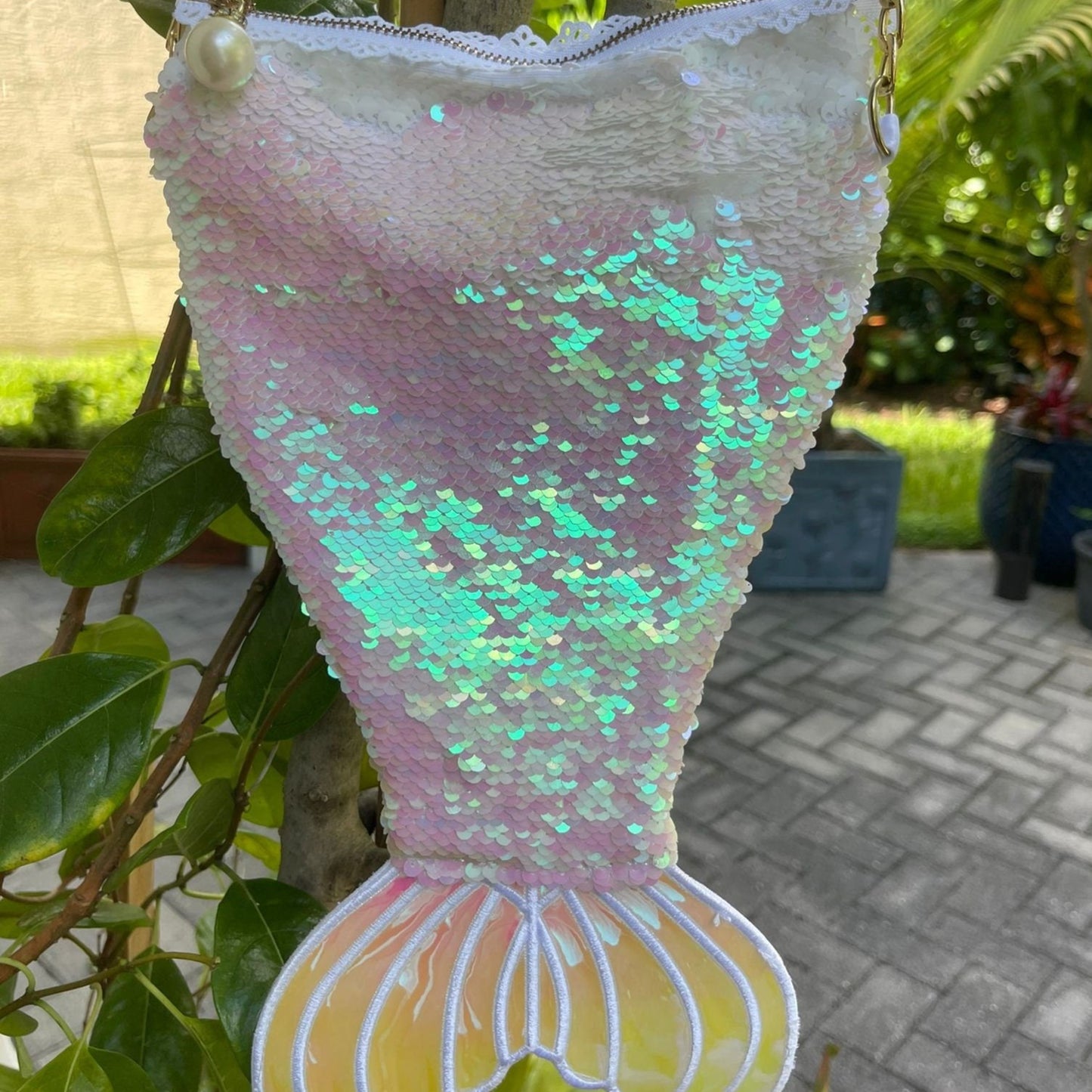 Small holographic mermaid purse under the sea costume bag – Kate Princess Dress
