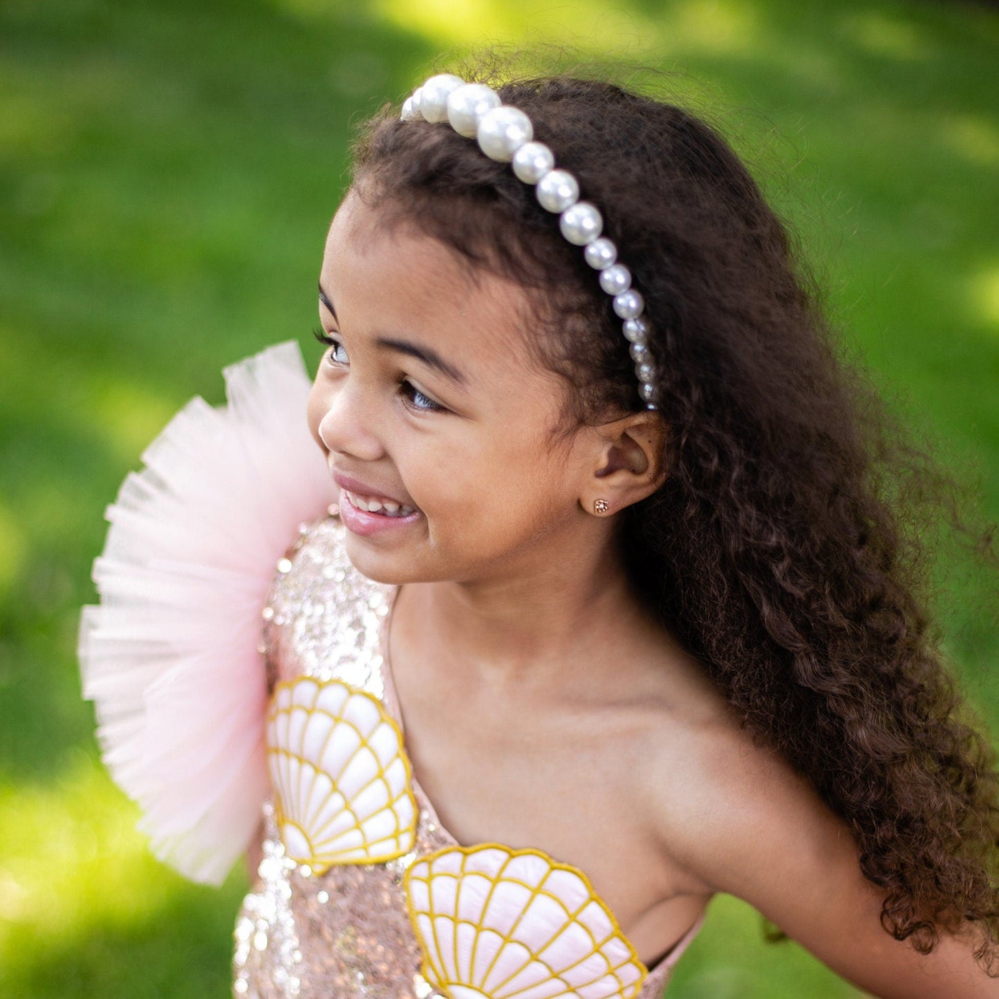 Elegant pearl headband under the sea costume accessory – Kate Princess Dress