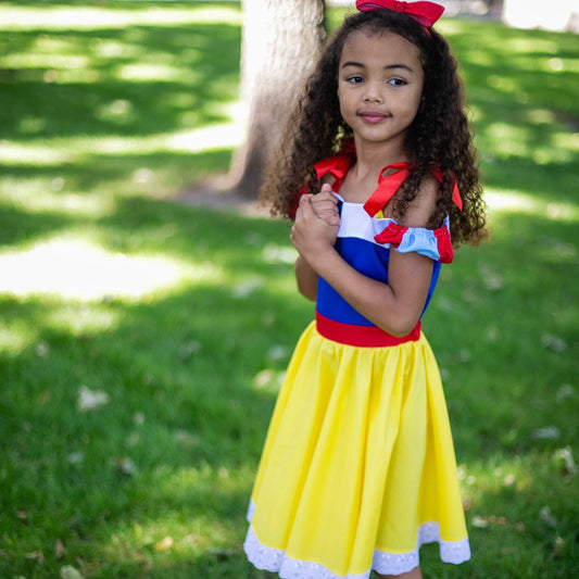 Snow White Princess Dress, Fairytale Halloween Outfit