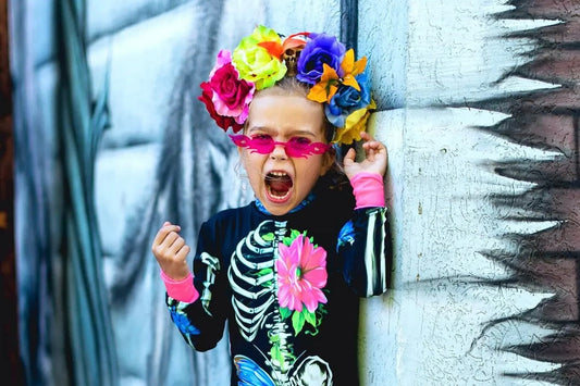 Glow-in-the-Dark Kids Skeleton Costume | Up to Age 10