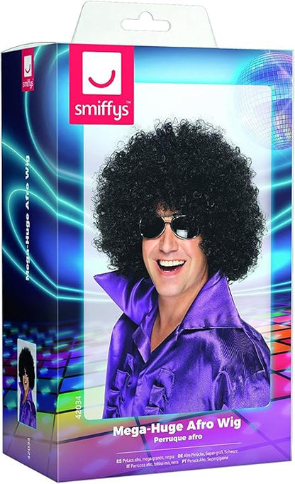 Smiffy's Men's Afro Wig Mega-Huge