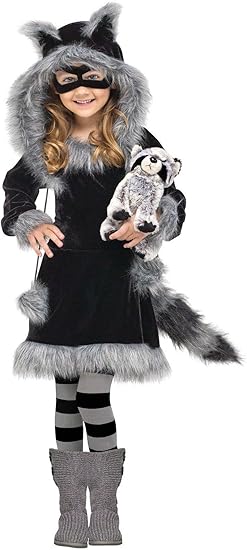 Baby Girl's Sweet Raccoon Toddler Costume