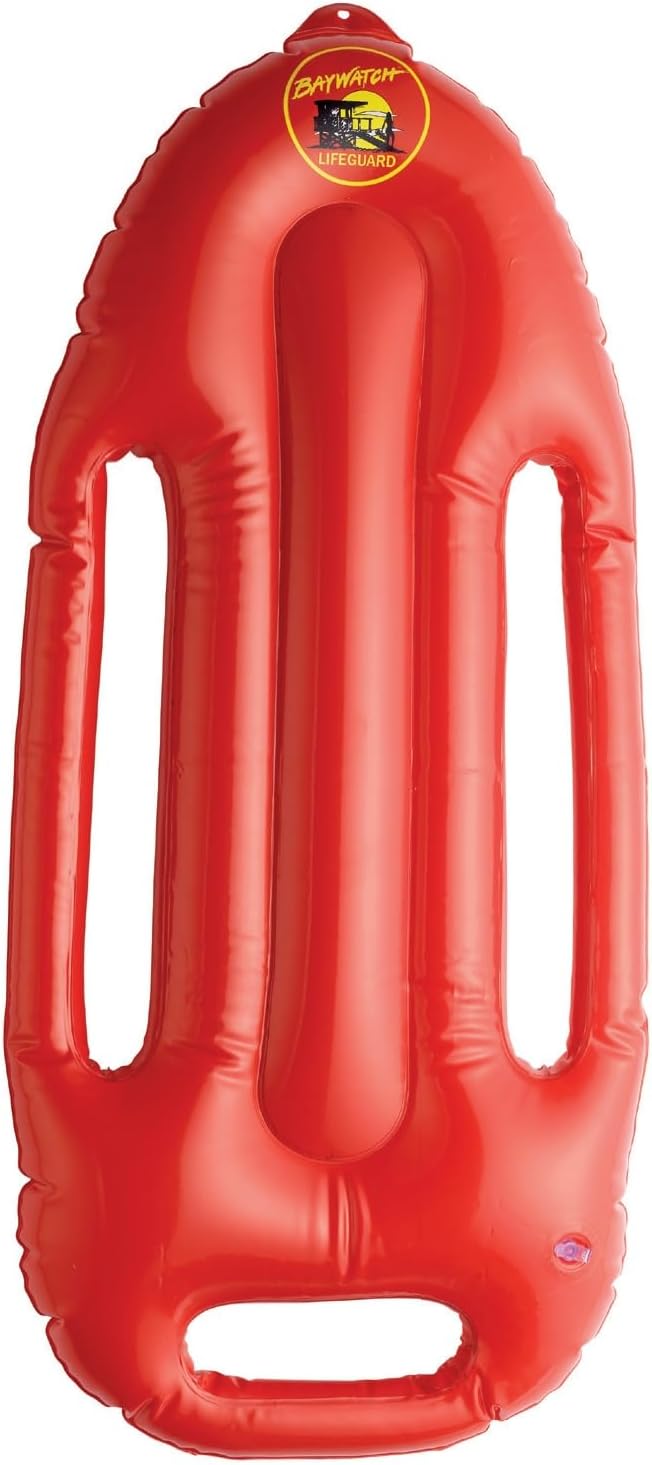 Smiffys Baywatch Lifeguard Inflatable Float Prop Red