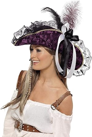 Smiffys womens Fever Marauding Pirate Hat