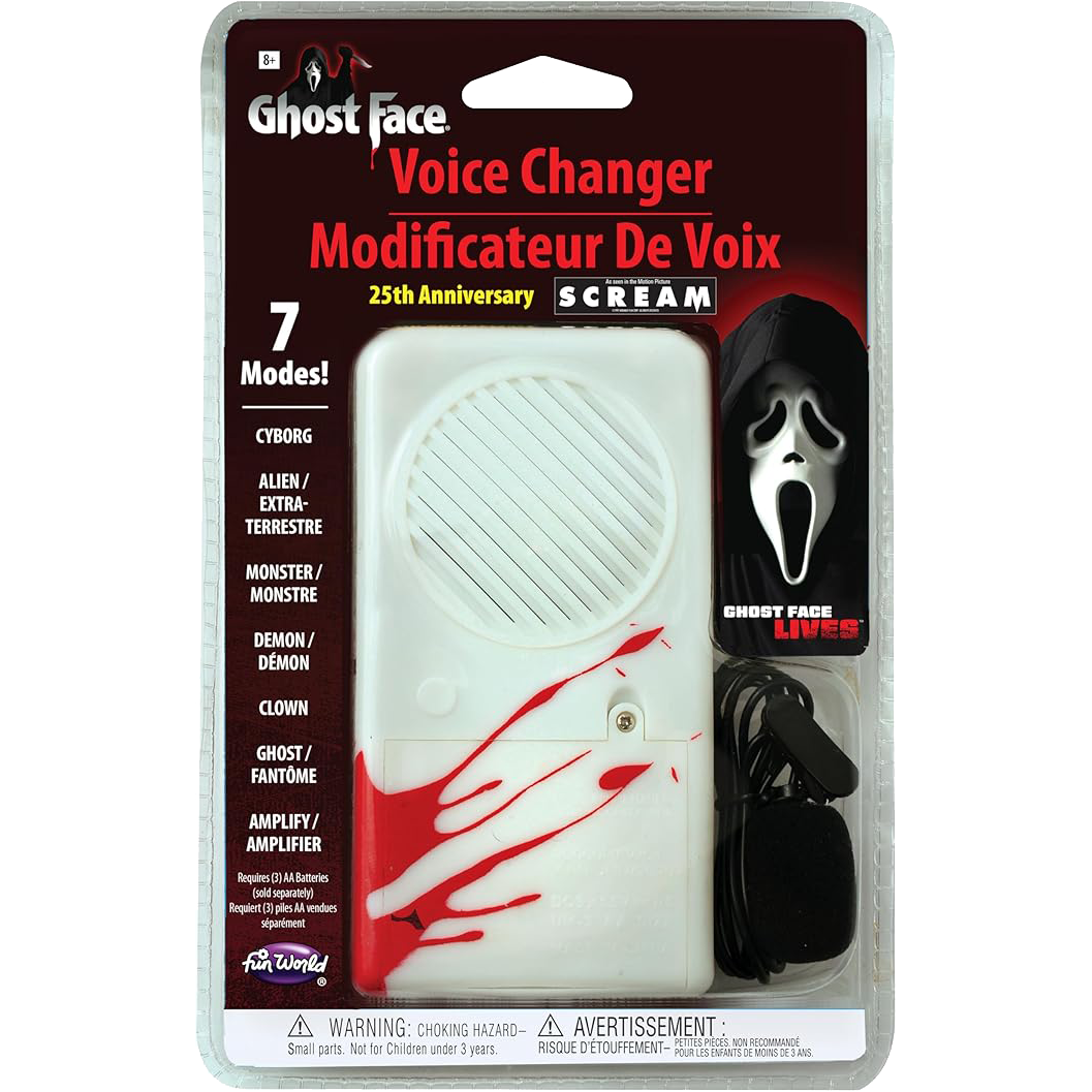 Ghost Face 25th Anniversary Deluxe Voice Changer Standard