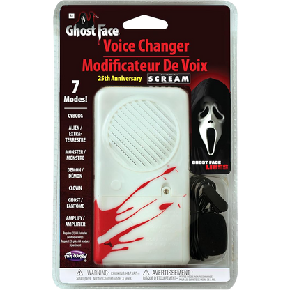 Ghost Face 25th Anniversary Deluxe Voice Changer Standard
