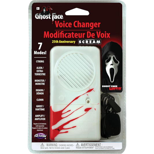 Ghost Face 25th Anniversary Deluxe Voice Changer Standard