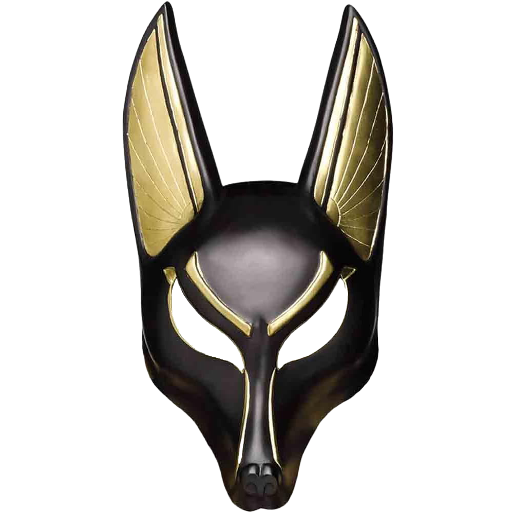 Men's Anubis Mask, Multi, Adult Size