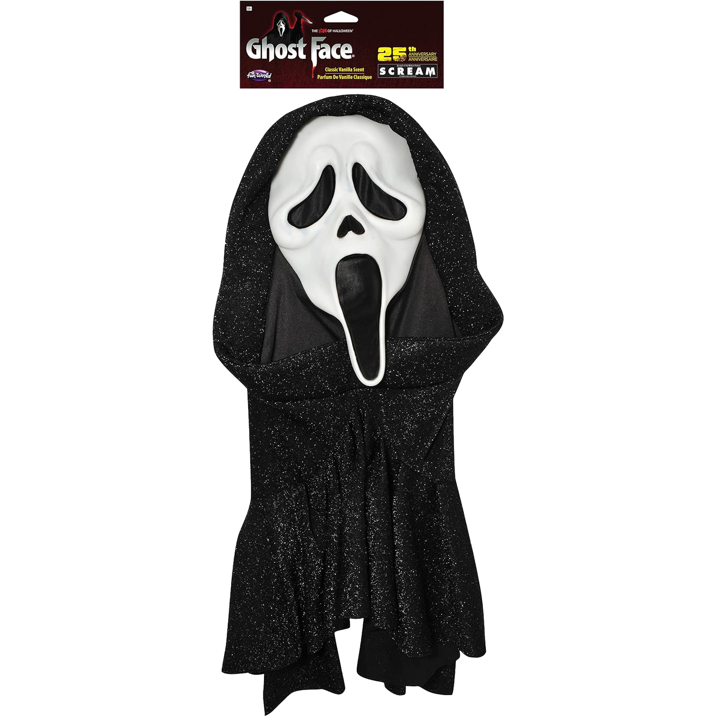 Fun World Officially Licensed 25th Anniversary Ghost Face Scream Mask