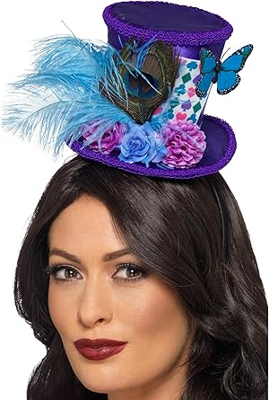 Mad Hatter Mini Feather Hat