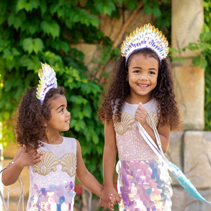 Mermaid Tail Princess Dress – Sparkly Costume for Girls