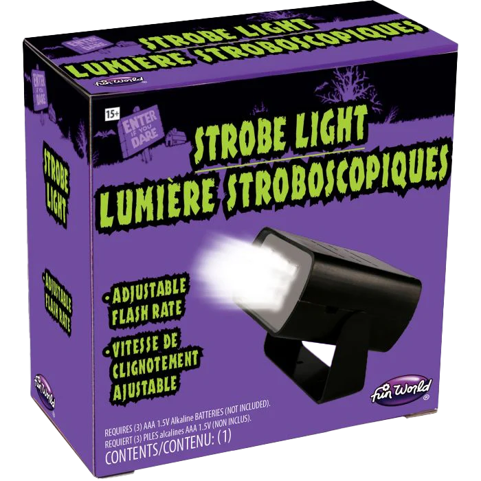 Mini Intense Adjustable 18 LED Strobe Light Box Lighting Effects Halloween