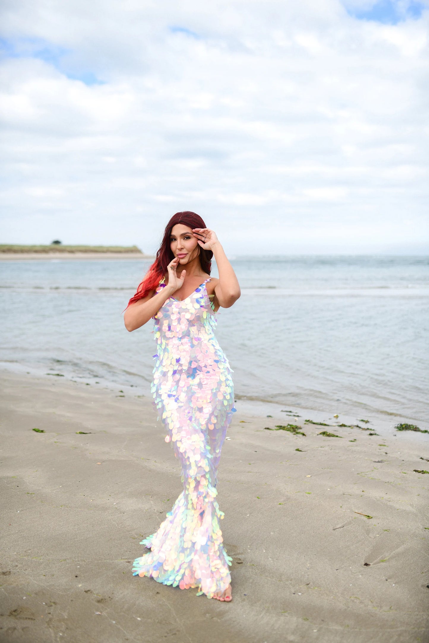 Sequin Mermaid Tail Dress , Under the Sea Event