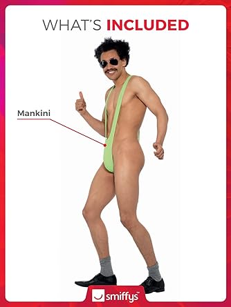 Smiffy's Men's Borat Mankini Dress