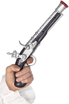 Smiffy's Pirate Pistol Costume Accessory, Silver