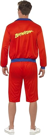 Smiffys Baywatch Beach Men's Lifeguard Costume