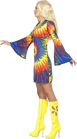 Smiffys Women 1960s Tie Dye Costume