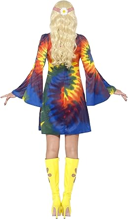 Smiffys Women 1960s Tie Dye Costume