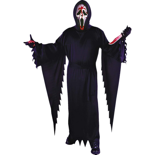 Adult Bleeding Ghost Face Costume