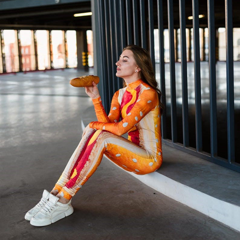 princess costume, mermaid costume, under the sea costume — side profile hot dog, sequins detail – Kate Princess Dress