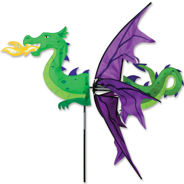 Flying Dragon Wind Spinner – 39 x 34 Inch Fantasy Garden Decoration