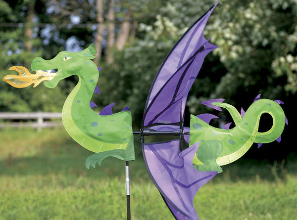 Flying Dragon Wind Spinner – 39 x 34 Inch Fantasy Garden Decoration