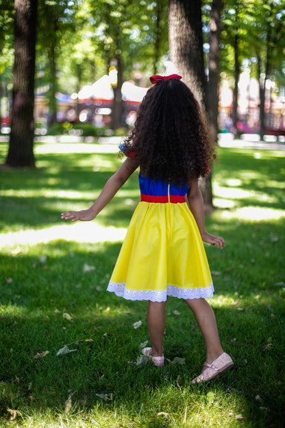 Snow White Princess Dress, Fairytale Halloween Outfit