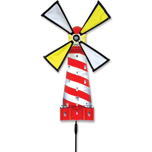 Lighthouse Spinner - White Shoal Design | Durable Petite Garden Spinner