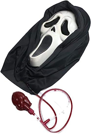 Scream Mask Dripping Blood