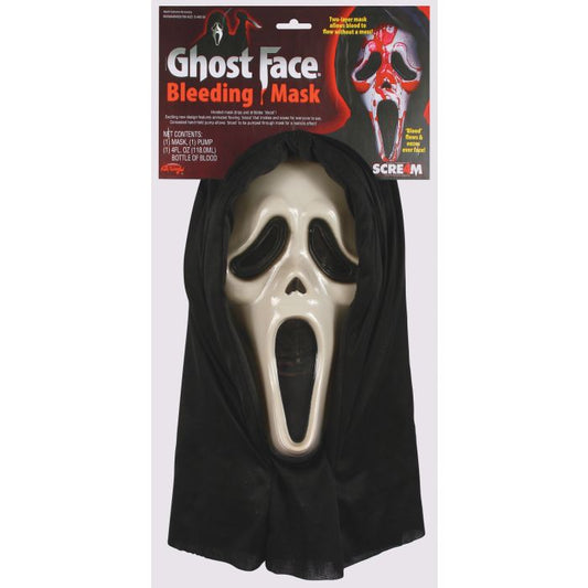 Scream Mask Dripping Blood