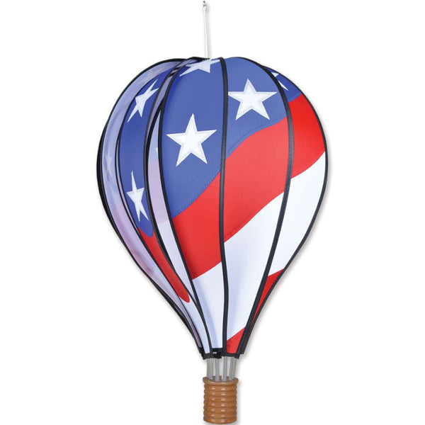 22 in. Patriotic Hot Air Balloon | Colorful Garden Decor