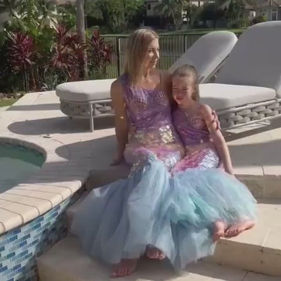 mermaid dress for girls and weman