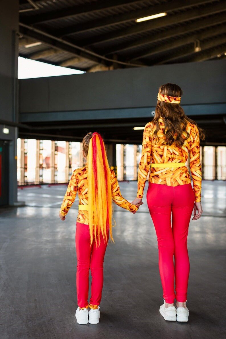 princess costume, mermaid costume, under the sea costume — full-length look over clothes, fishtail vibe contrast – Kate Princess Dress