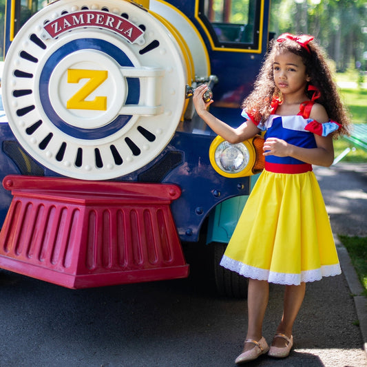 Snow White Princess Dress, Fairytale Halloween Outfit