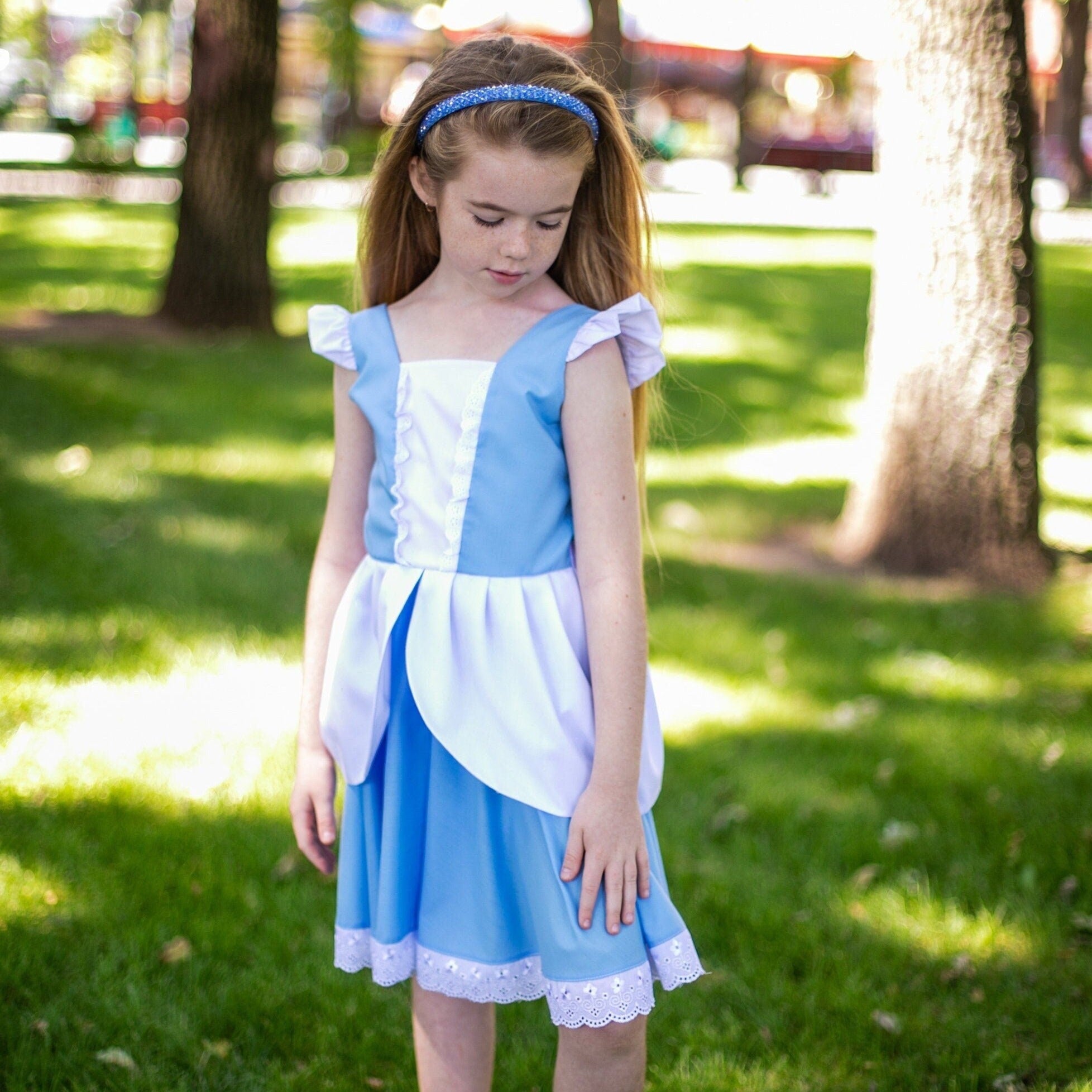 Cinderella Party Dress, Fairytale Princess Costume