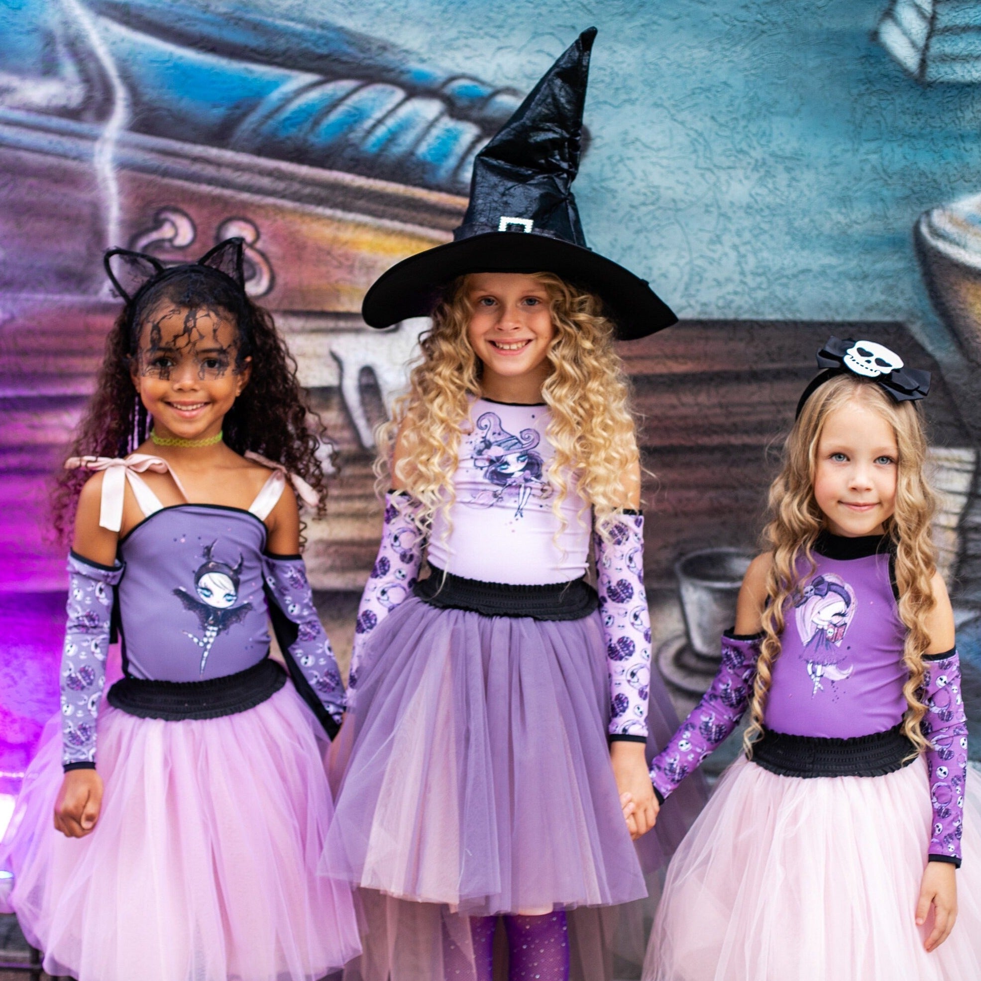 Halloween Girl Costume Gothic Tutu Outfit