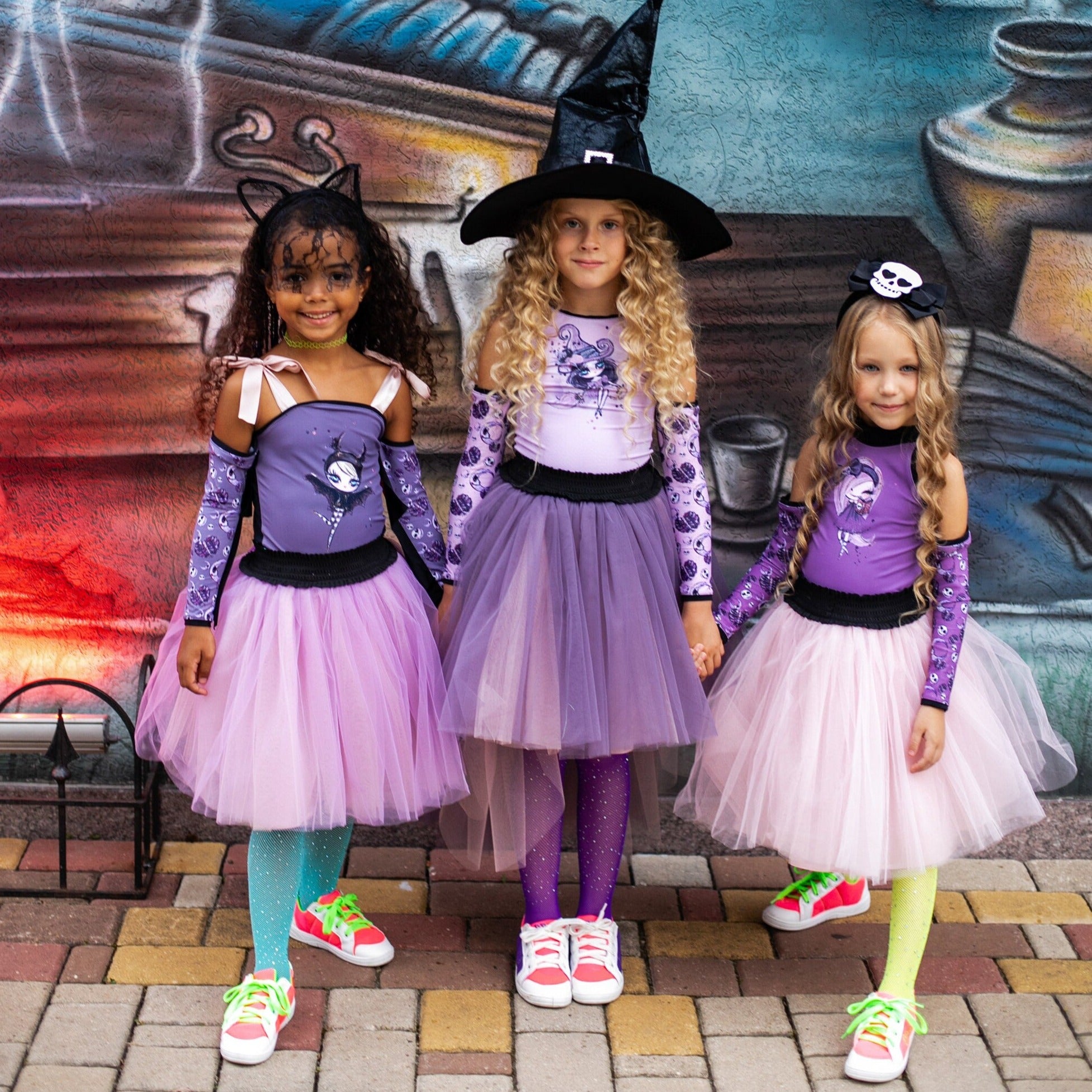 Halloween Girl Costume Gothic Tutu Outfit