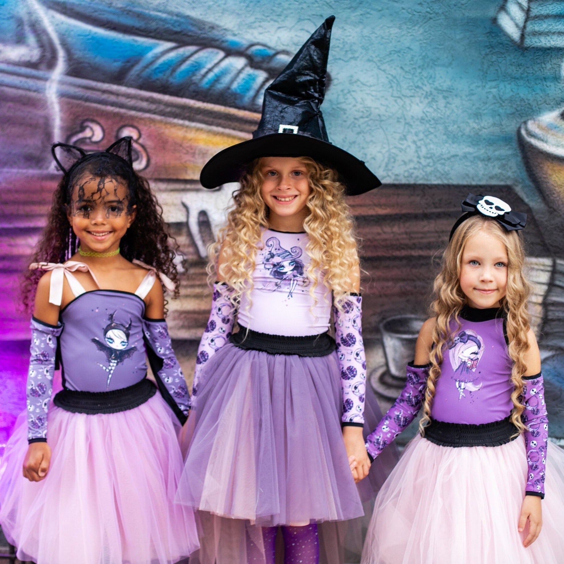 Halloween Girl Costume Gothic Tutu Outfit