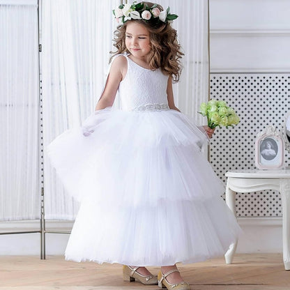 First Communion Dress, Girl Wedding Flower Dress