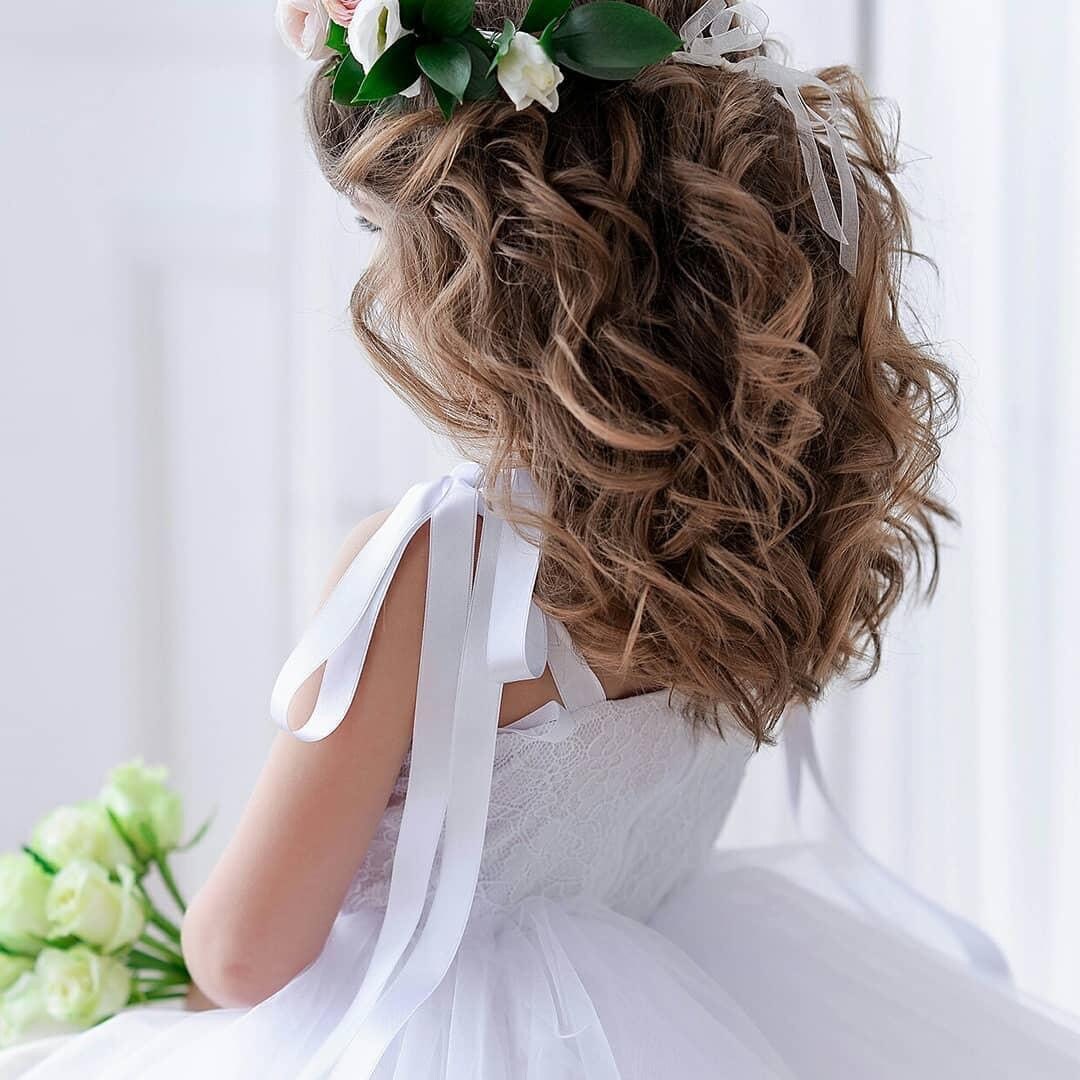 First Communion Dress, Girl Wedding Flower Dress